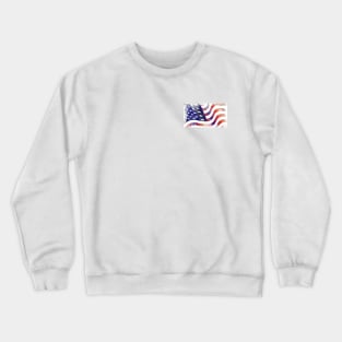 American Flag Crewneck Sweatshirt